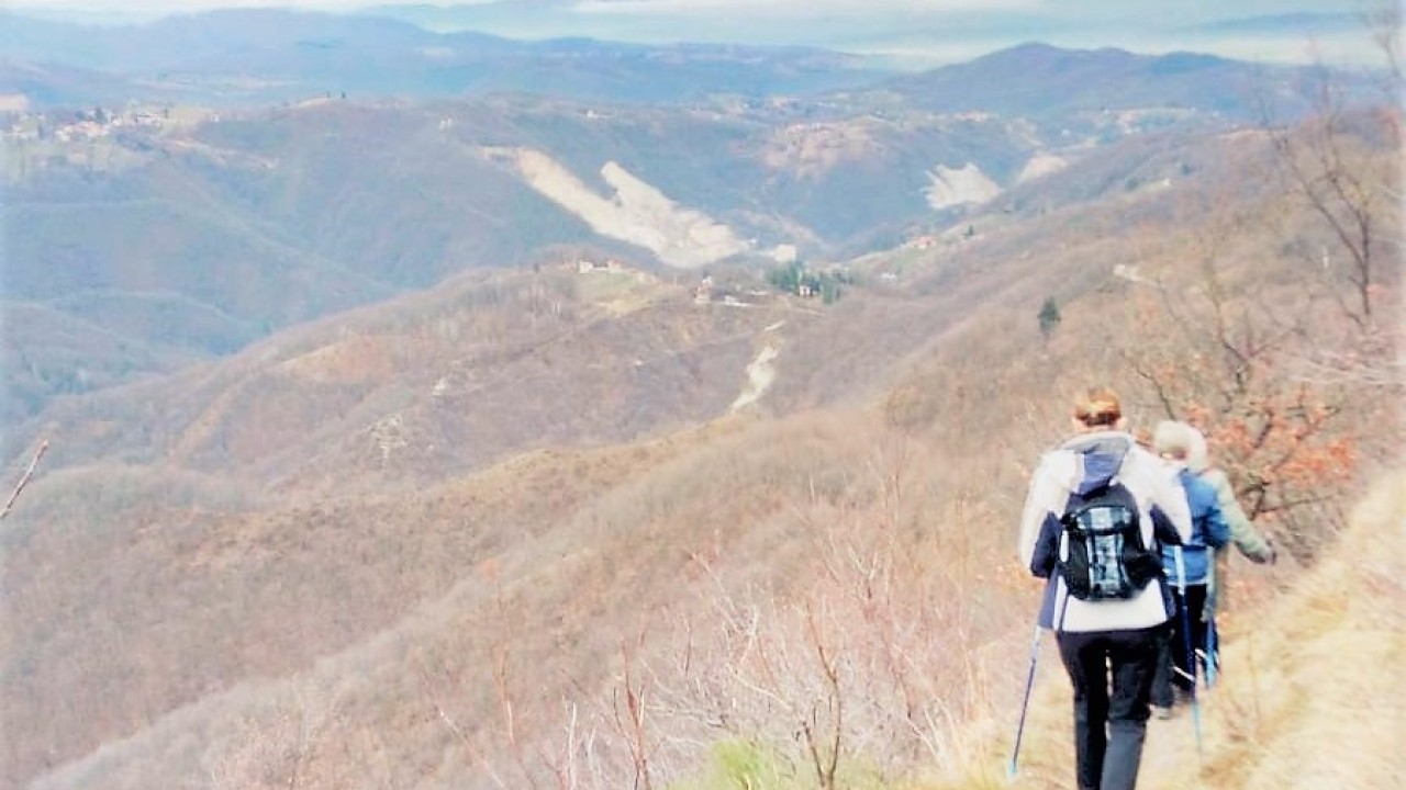 Pedestrian hike to Oštrc